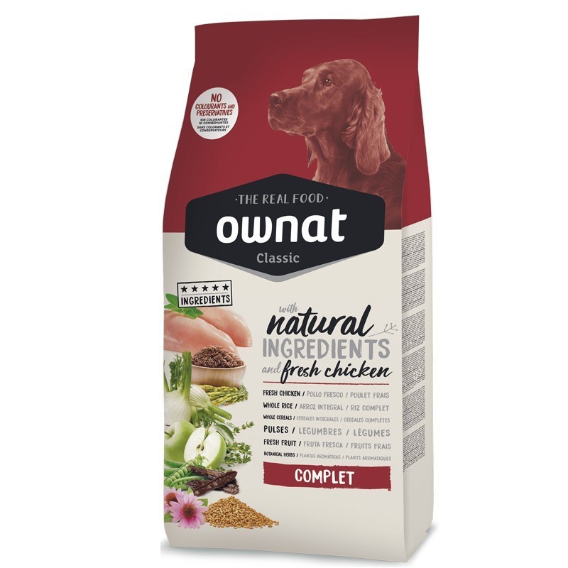 OWNAT DOG CLASSIC COMPLET POLLO 20 KG