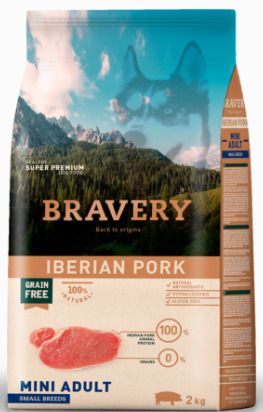 BRAVERY MINI ADULT IBERIAN PORK 2KG